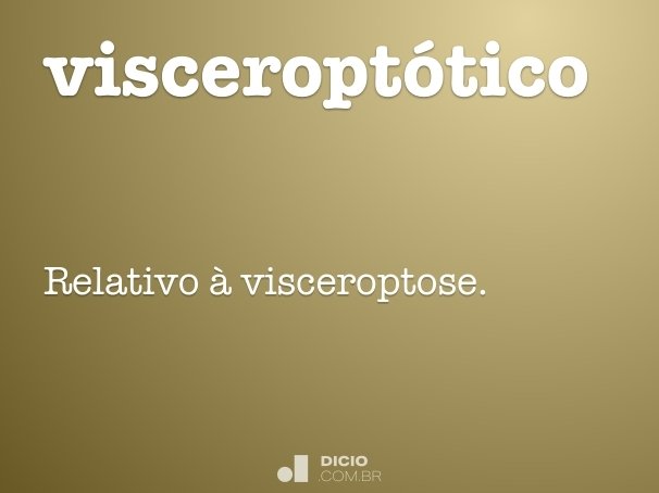visceroptótico
