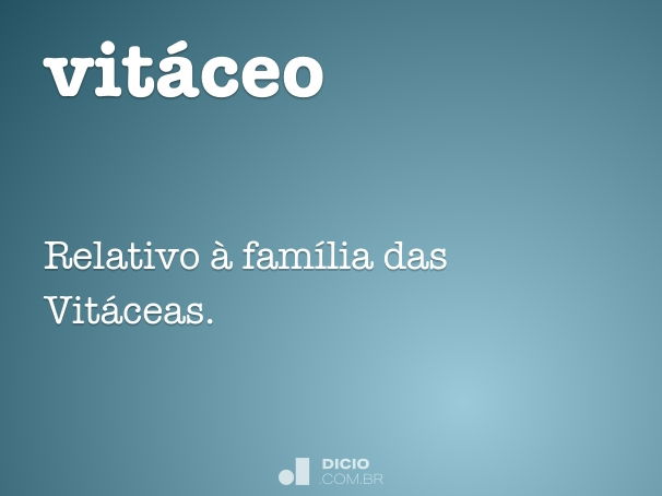 vitáceo