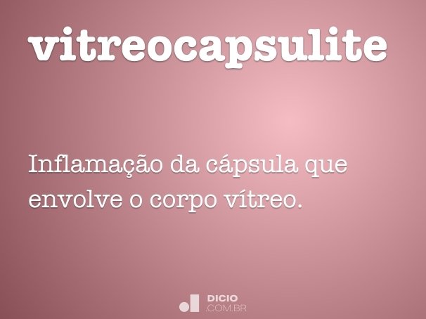 vitreocapsulite