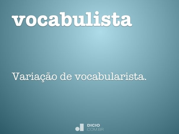 vocabulista