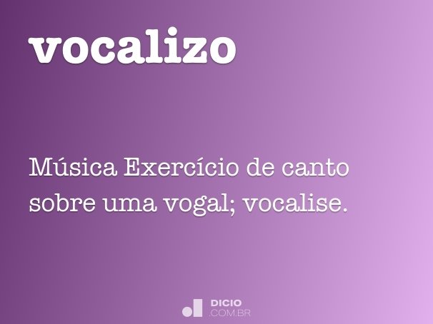 vocalizo