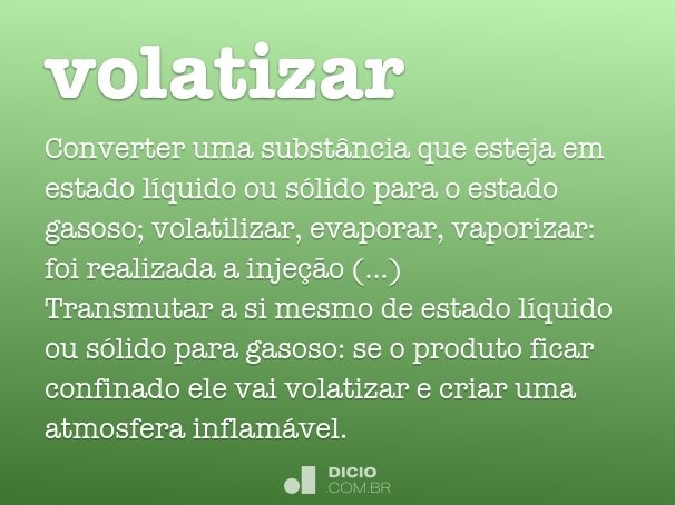 volatizar