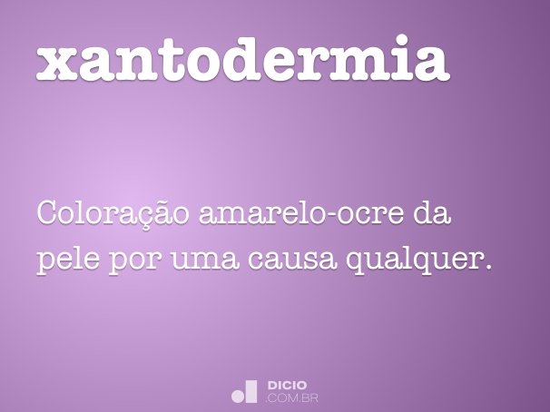 xantodermia