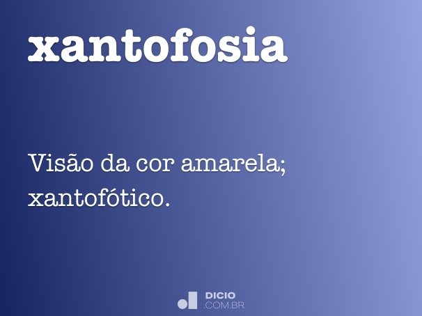 xantofosia
