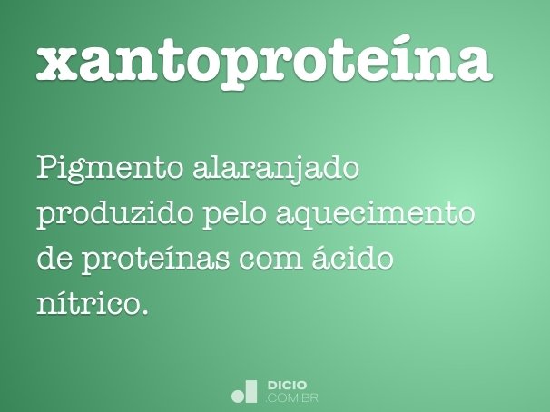xantoproteína