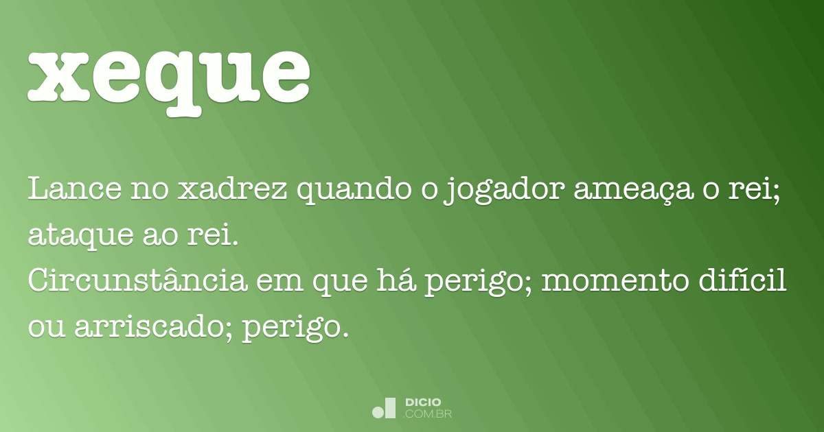 Língua Portuguesa - Cheque x cheque - Homônimas Perfeitas.