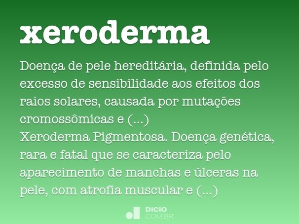 xeroderma