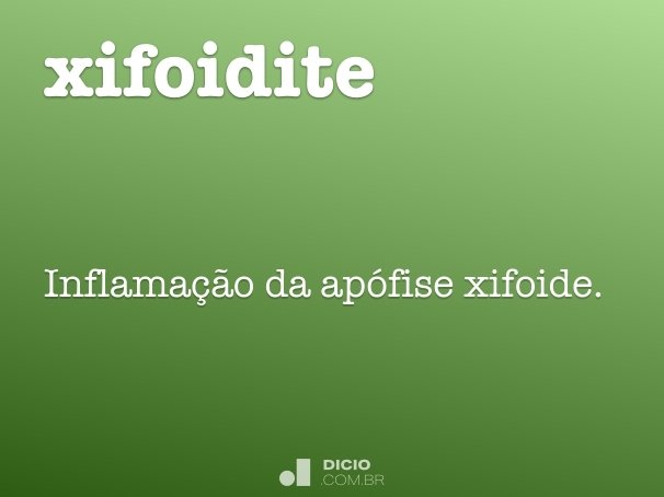 xifoidite