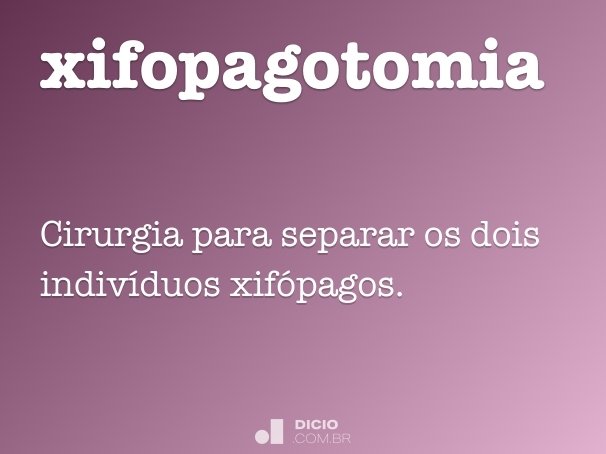 xifopagotomia