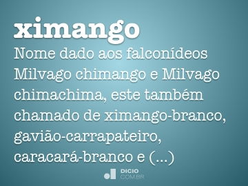 Pango - Dicio, Dicionário Online de Português