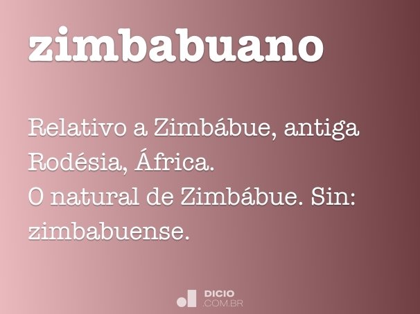 zimbabuano