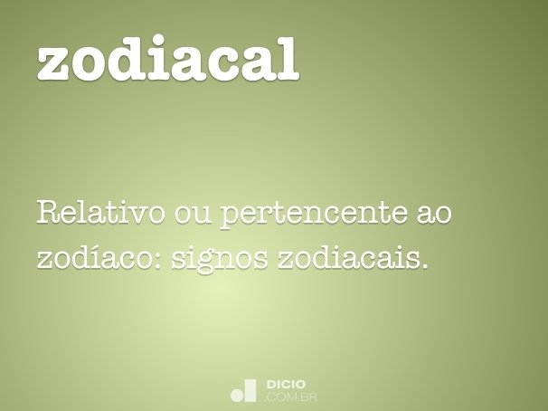 zodiacal
