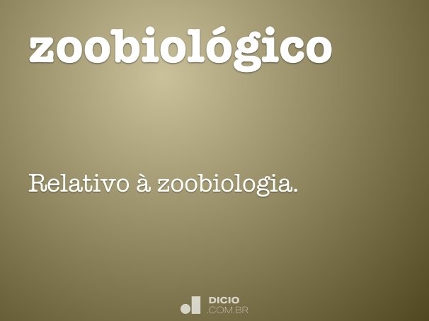 zoobiológico