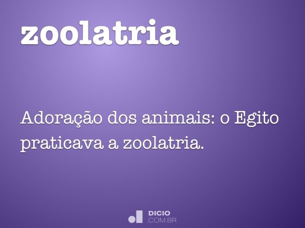 zoolatria