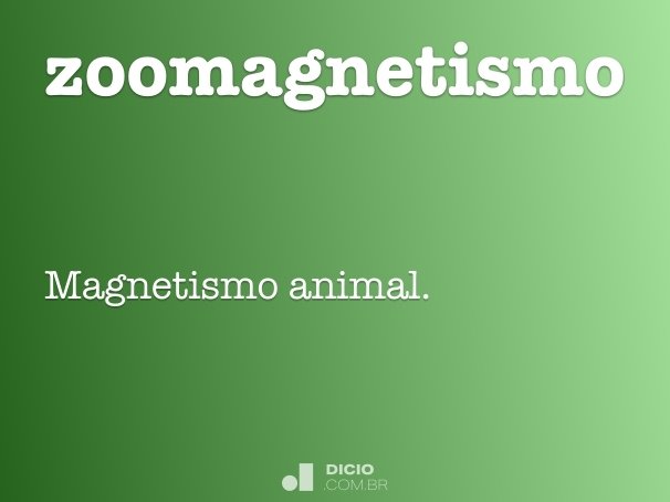 zoomagnetismo