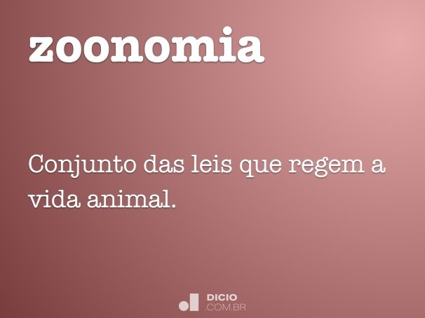 zoonomia