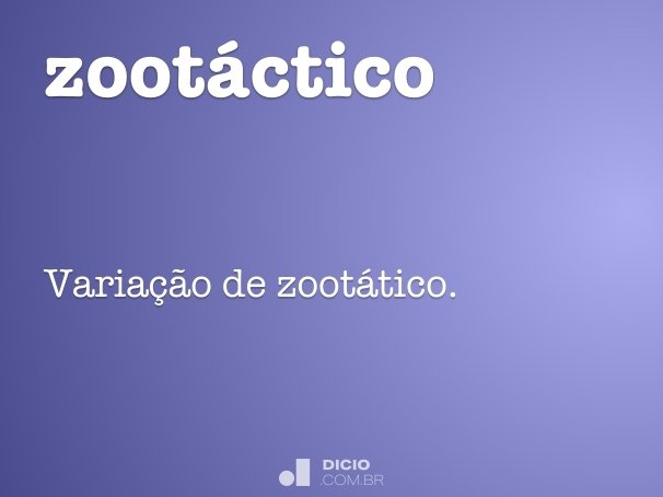 zootáctico