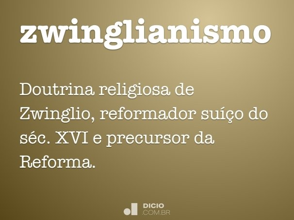 zwinglianismo