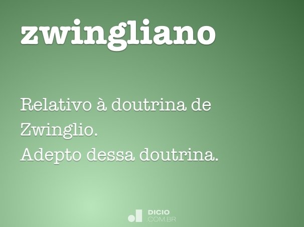 zwingliano